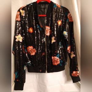 sequence floral jacket